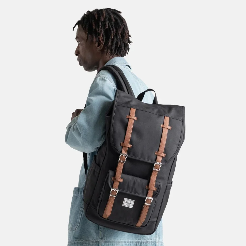 Herschel little america black hot sale palm